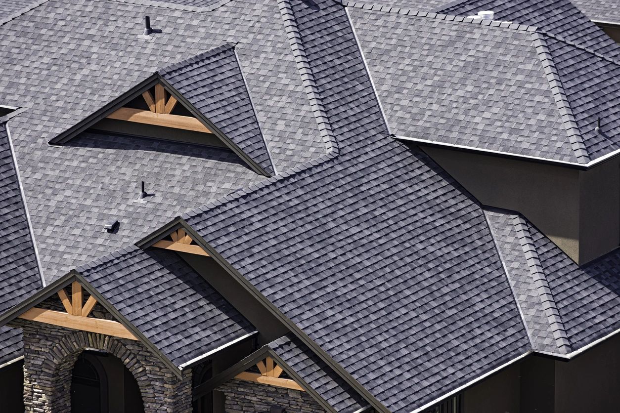 Gutter roofline close-up